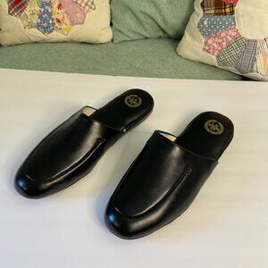 New w/out Box L.B. Evans 1804 Men's Duke Black Slippers Leather Size 15/M